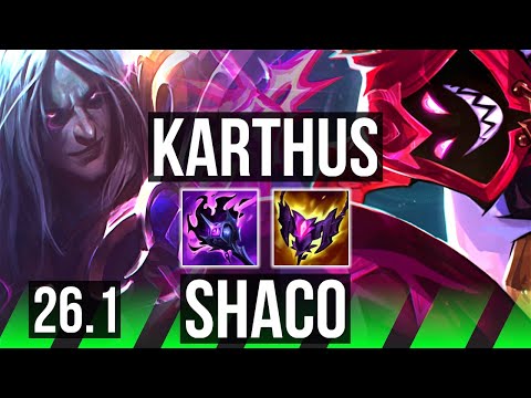 KARTHUS vs SHACO (JGL) | KR Master | 26.1