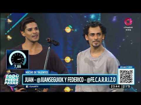 Todo puede pasar: Noche de talentos: Juan y Federico bailan tango desde hace dos años