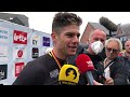 Dit zegt Wout van Aert na het BK tijdrijden