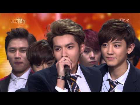131227 KBS Gayo Daechukje - Winning speech (EXO Kris cut)