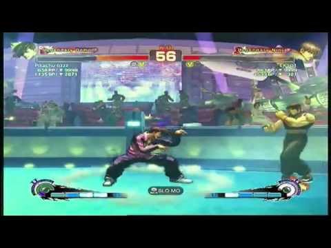 SSF4 Arcade Edition - EKS (Guy) vs. Pikachu bzzz (Yang)