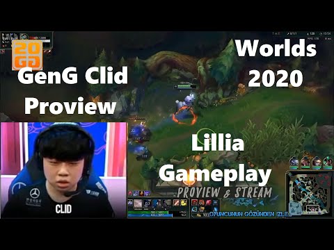 Worlds 2020 Proview GenG Clid Lillia Gameplay POV GenG vs TSM Groups Day 2