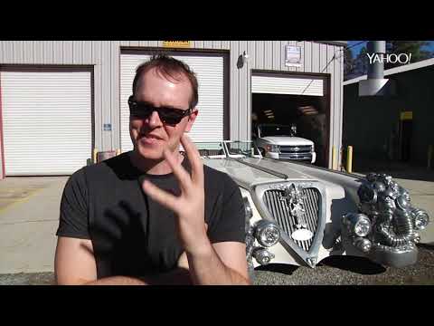 Ezra drives a perfect replica of Captain Nemo's car from The League of Extraordinary Gentlemen.