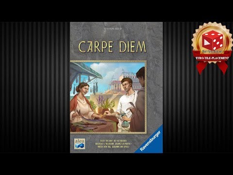 Carpe Diem (Stefan Feld, Alea 2018) Überblick und Rezension - Brettspiel im Test deutsch