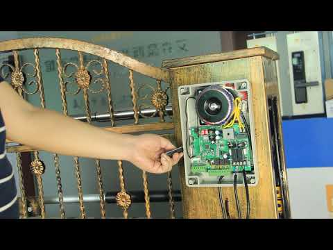 how to add remote control to swing gate control board EG-22A