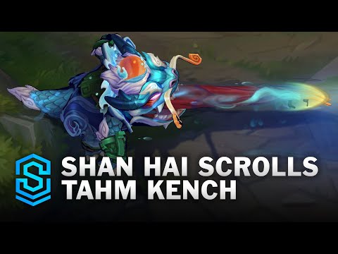 Shan Hai Scrolls Tahm Kench Skin Spotlight - Pre-Release - PBE Preview - League of Legends