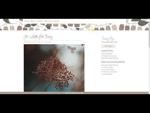 Django: Blog Site Tuning Pegs