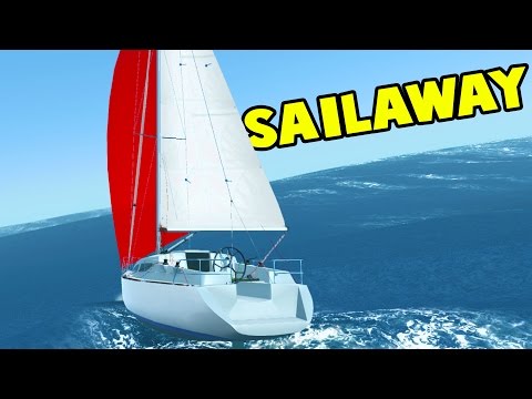 Sailing through MASSIVE Waves and Storms Near Australia!  Sailboat Simulator  - Sailaway Gameplay