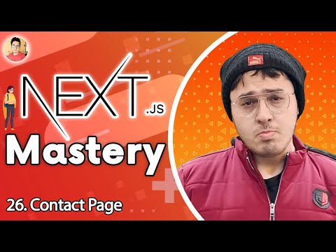 Designing the contact FrontEnd Page | NextJs Tutorial for Beginners 26