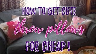 Frugal decor trick: cheap throw pillows! -$14,739