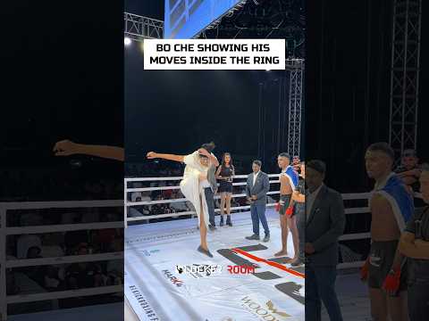 Boby Chemmanur boxing in a ring