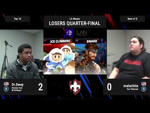 Dr.Sway (Ice Climbers) vs malachite (Snake) -  Losers Quarter-Final  - LA Nexus