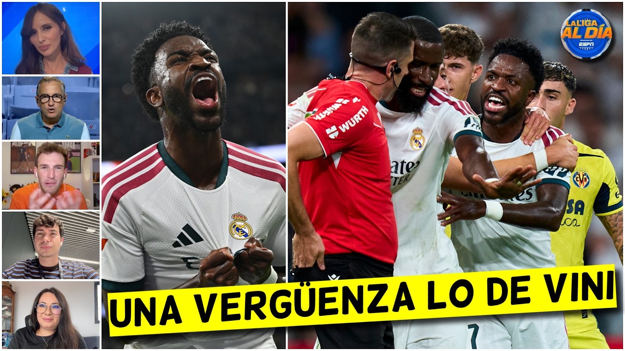 VINICIUS fue PROTAGONISTA vs VILLARREAL pero como VILLANO tras ser EXPULSADO | La Liga Al Día