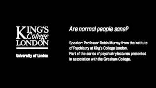 Are normal people sane?