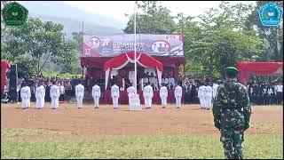 Download lagu red and white flag raising ceremony, the 77th anniversary of Indonesia's rwfublik independence mp3