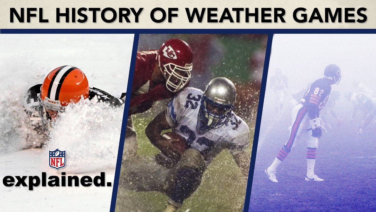 History of NFL's WORST Weather Games: Snow, Rain, Heat, & More!