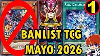 Banlist TCG Mayo 2026 Adiós K9, Dracotail y Yummy TeamSetoX Yu-Gi-Oh!