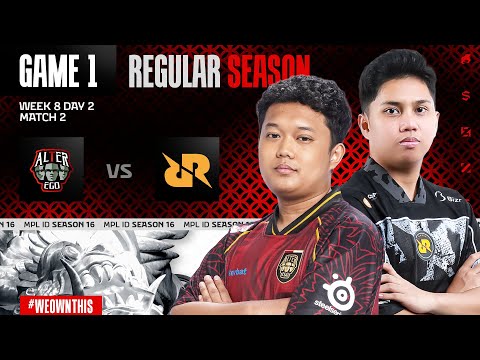 ALTER EGO  vs RRQ HOSHI | Regular Season Week 8 Day 2 | Game 1 | #MPLIDS16
