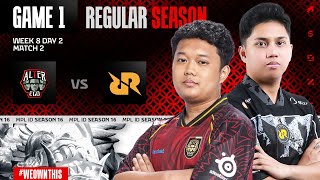 Download lagu ALTER EGO  vs RRQ HOSHI | Regular Season Week 8 Day 2 | Game 1 | #MPLIDS16 mp3