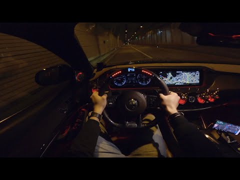 LOUD BRABUS 730 S63 AMG POV DRIVE - BRUTAL TUNNEL SOUNDS!