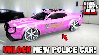 How To UNLOCK The NEW Gauntlet Interceptor Police Car In GTA 5 Online!