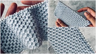 This Knitting Pattern is Absolutely Amazing! Dense Embossed Honeycomb Stitch