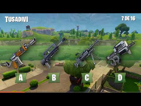 **ADIVINA EL ARMA DE FORTNITE POR SU SONIDO CHALLENGE** Fortnite Battle Royale