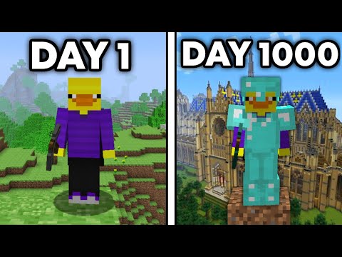 Insane! Surviving 1000 Days in Minecraft