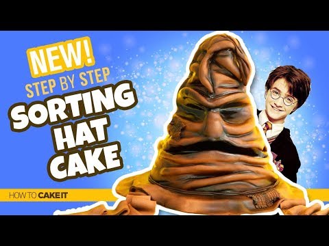 How To Make A Sorting Hat!! | HARRY POTTER CAKE by Shannon Murphy | How To Cake It Step By Step
