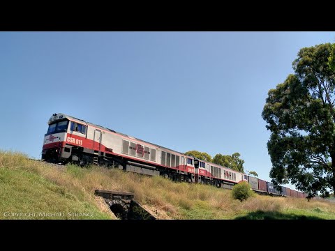 7922V SCT / SBR Dooen Container Train With CSR011 & CSR002 (14/22022) - PoathTV Australian Railways