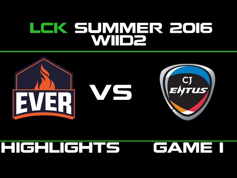 ESC vs CJ Game 1 Highlights LCK Champions 2016 W11D2 ESC Ever vs CJ Entus   CJ vs ESC   LCK LOL