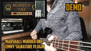 Video thumbnail for Lemmy's Murder One bass amp plugin - demo by JRB