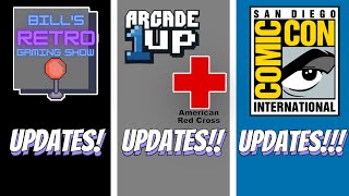 Channel Updates! Arcade1Up x Red Cross Updates! SDCC Updates!