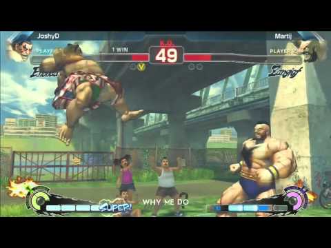 SSF4: JoshyD vs Martij - Why Me Dojo 007