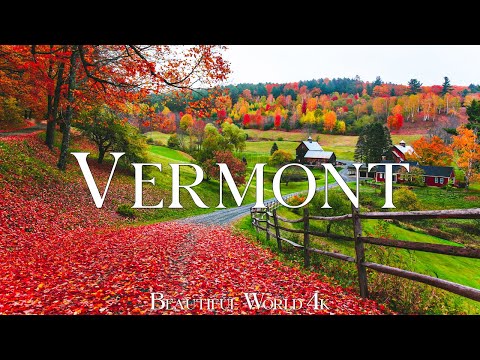 Vermont 4K – A Picturesque Land of Autumn Forests and Rolling Hills – Relaxing Music