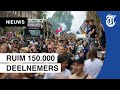 Beelden: enorme drukte bij Unmute Us-demonstratie