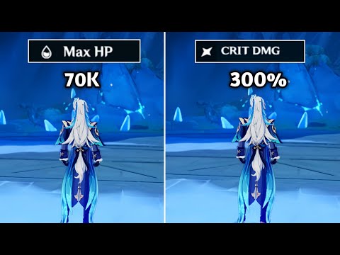 Neuvillette HP Vs Crit Build | Genshin Impact