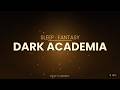 Dark Academia Library | 8 Hours Sleep Sounds | No Ads | Dark Screen