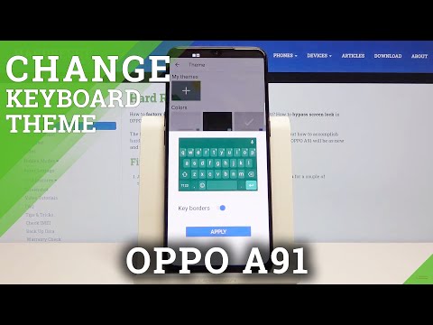 How to Change Keyboard Theme in OPPO A91 – Adjust Keyboard Look
