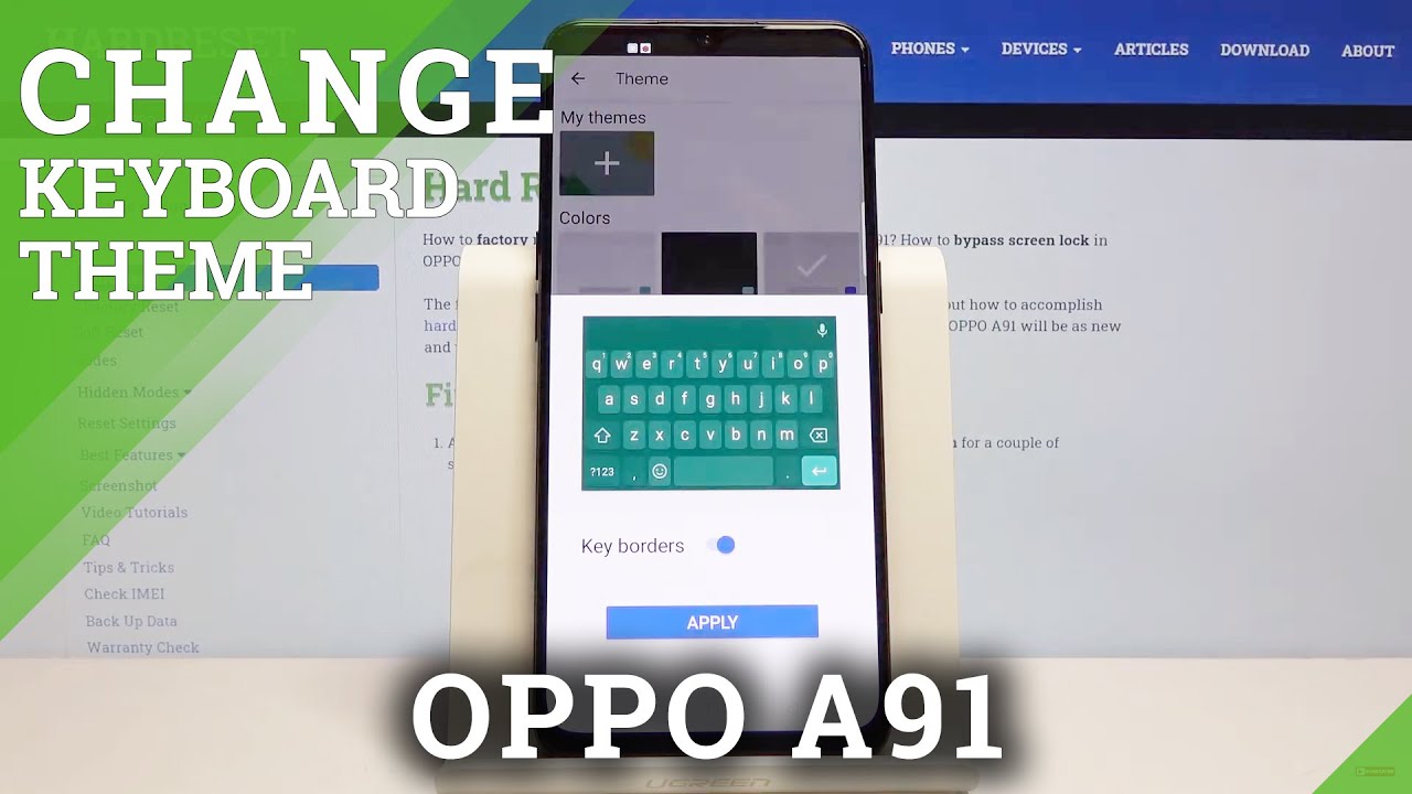 How to Change Keyboard Theme in OPPO A91 – Adjust Keyboard Look