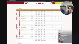 男子バスケW杯アジア予選 日本vs中国 観戦中