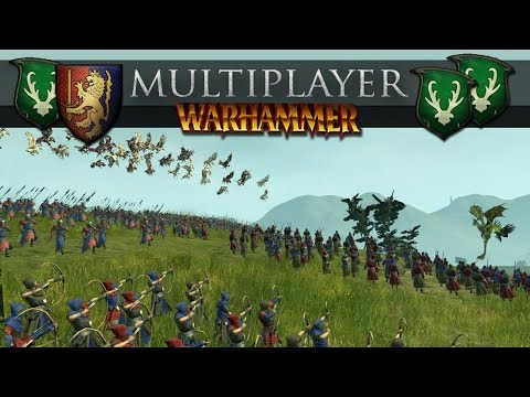 Peasant Archers Dominate Wood Elves (Total War: Warhammer Online Battle #221)