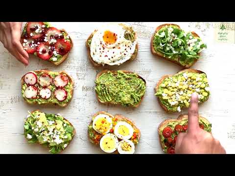 Avocado Toast Recipe 9 ways -  How to make Avocado Toast, How to make it !