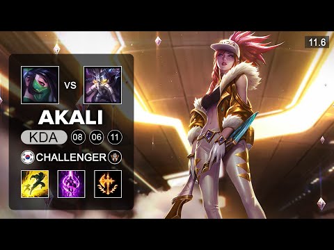 DK Showmaker vs SN Angel - Akali Mid vs Kassadin - KR Challenger Patch 11.6