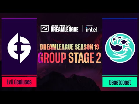 Dota2 - Evil Geniuses vs beastcoast - Game 1 - DreamLeague Season 19 - Group Stage 2