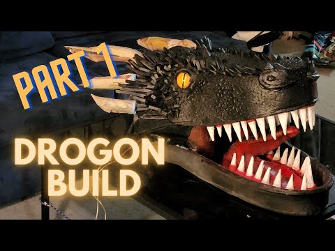 Drogon Build part 1- Building a life size Drogon from Game of thrones s5 House of the Dragon