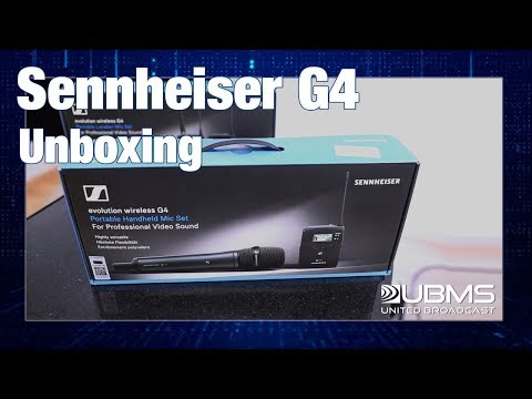 Sennheiser G4 112P and 135P Microphone Kits - Unboxing