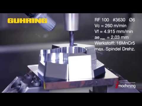 Guhring RF100F carbide endmill