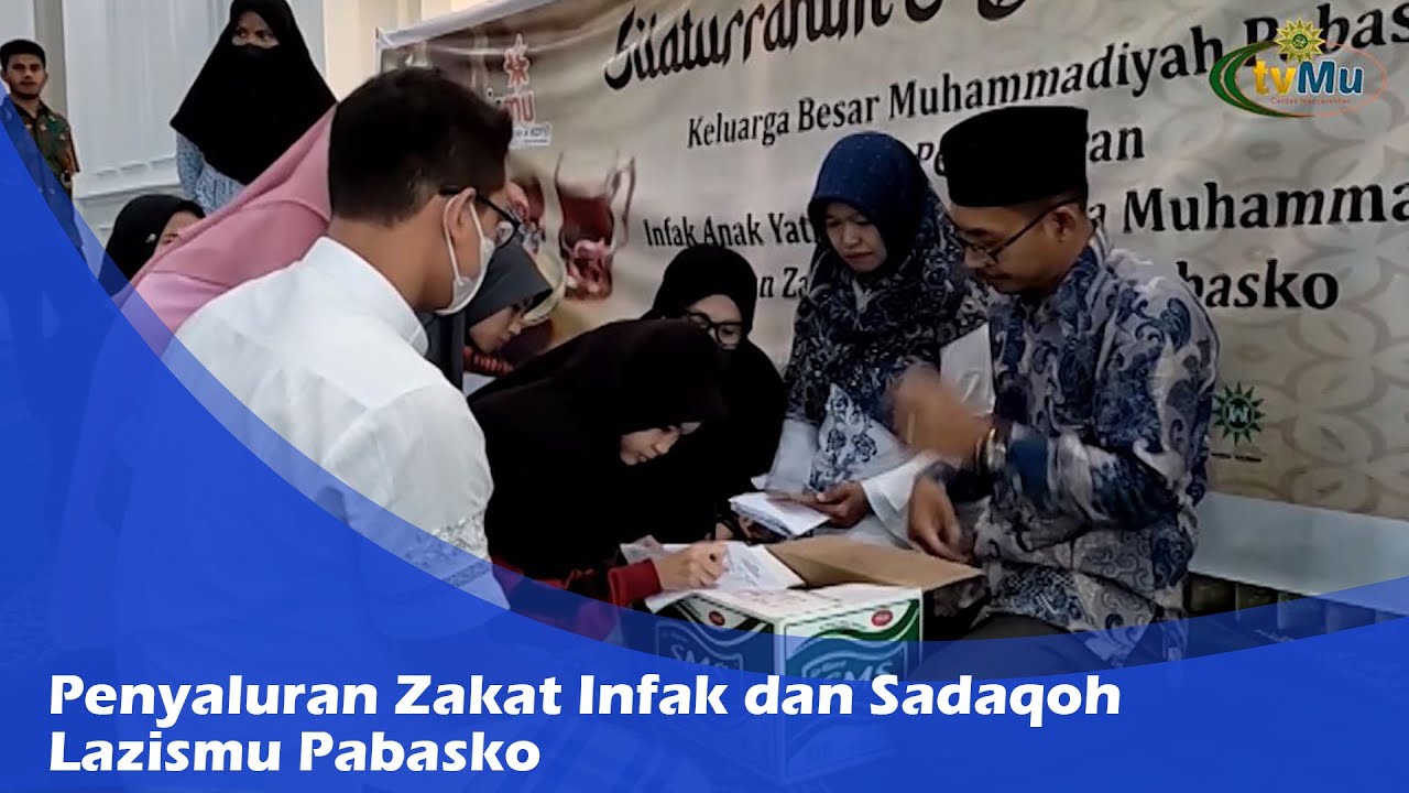 Lazismu PDM Pabasko Salurkan Infak dan Zakat Mal