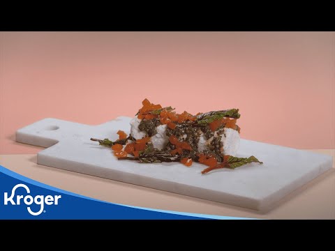 Beet Green Pesto with Goat Cheese Appetizer | Zero Hunger Zero Waste | Kroger